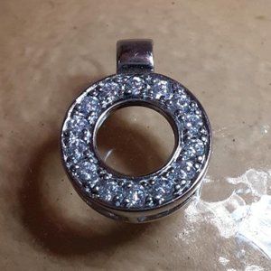 Sterling and CZ Pendant Necklace